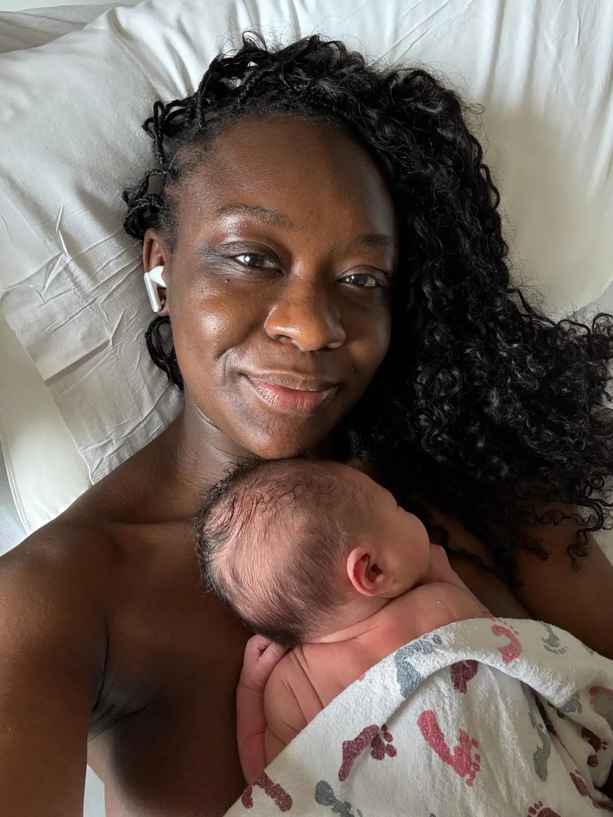 The moment everything I studied became personal, holding my newborn.