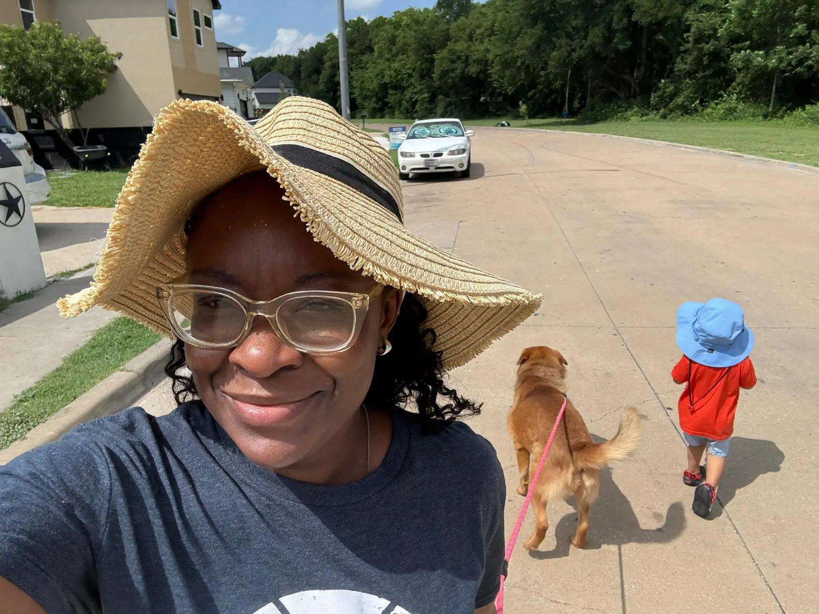 Morning walks with my son and our dog, the ordinary days I prayed for.